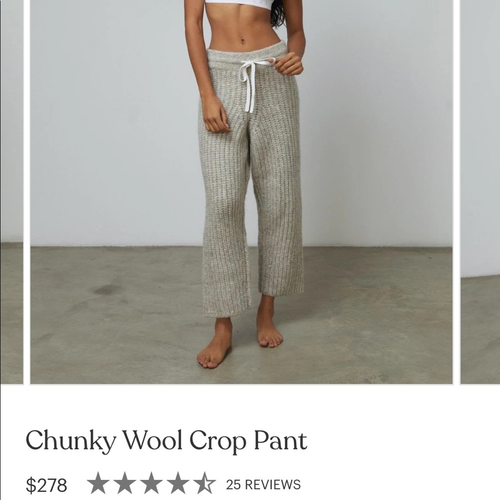 LUNYA knit pants